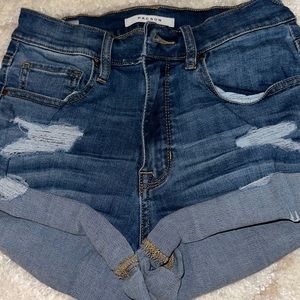 Pacsun cuffed jean shorts